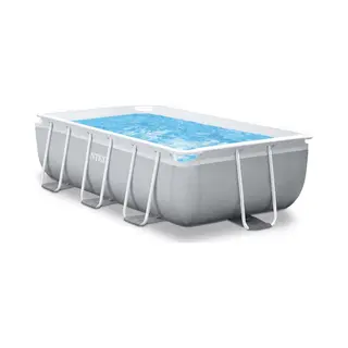 Intex 26784 bovengronds zwembad Zwembad met frame Rechthoekig 3539 l Blauw, Grijs