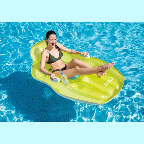 Koopman Intex Chilling Aufblasbare Pool-Lounge 163 X 104 Cm, 2-fach Assortiert thumbnail