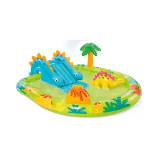 Intex 57166NP Aufstellpool Aufblasbarer Pool Oval 143 l Mehrfarbig