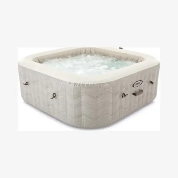 Aufblasbarer Whirlpool 'purespa Chevron Deluxe Square', Creme, Ø 239 X 71 Cm - Intex thumbnail