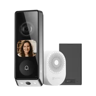 Ezviz Ep8 Dual Camera – Ai Slimme Deurbel Zwart