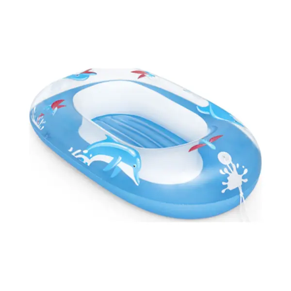 Bestway 34037 / 24 Aufblasbares Spielzeug für Pool & Strand Blau, Weiß Muster Pvc Aufsitz-Schwimmer thumbnail