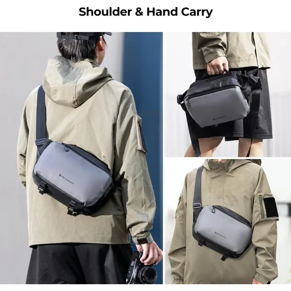 K&F Concept Urban Wander 01 (Kamera Hüfttasche, 10 l), Kameratasche, Grau thumbnail