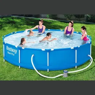 Steel Swimmingpool Pro Mit Kartuschenfilterung 3, 66 X 0, 76 M 56681 - Bestway