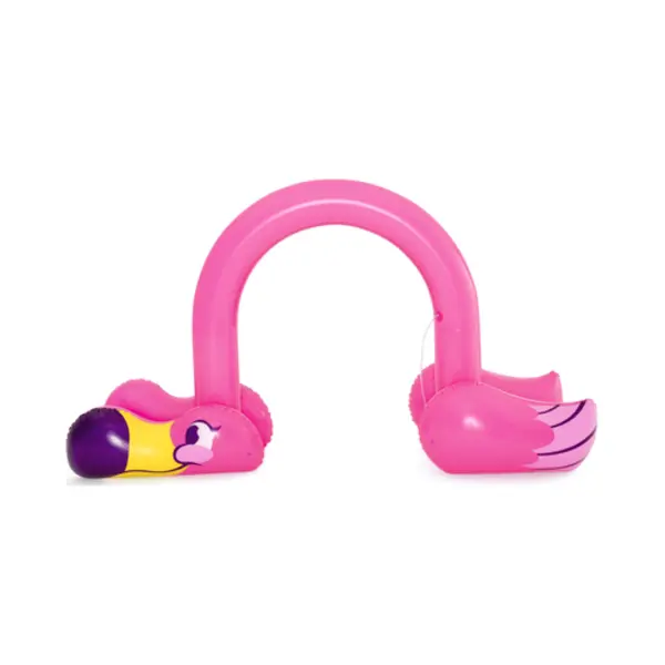 Bestway 11'2" x 43" x 6'4"/3.40m x 1.10m x 1.93m Jumbo Flamingo Sprinkler thumbnail