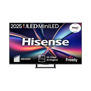 Hisense 50" E8QTUK MiniLED 144Hz Smart Ai Tv with Freely