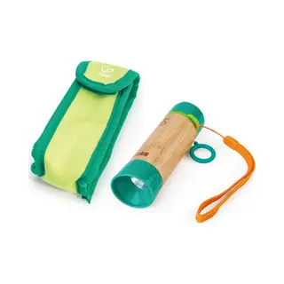 Hape Hand-Powered Flashlight Bambus, Grün Taschenlampe