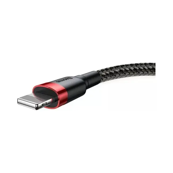 Baseus Calklf-R91 Lightning-kabel 3 m Rood, Zwart thumbnail