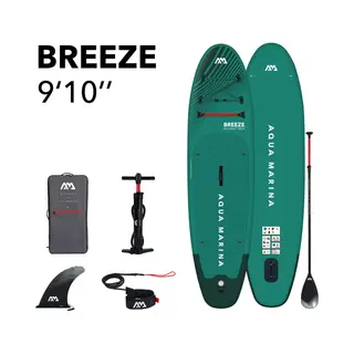 Aqua Marina , Unisex Adult - All-around Isup, 3.0m/12cm, Breeze All Around Isup 3 0m 12cm With Paddle And Safety Leash, Grün, 300 X 76 12 Cm Eu