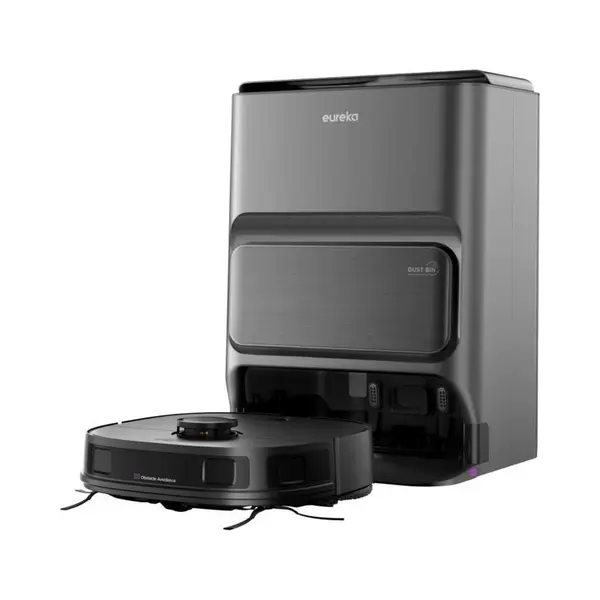Eureka J12 Ultra Roboterstaubsauger Mit Wischfunktion (Selbstentleerung, Wasch- Und Trocknung), 5000Pa Saugkraft, Rotierende Wischfunktion, Dual-LiDAR thumbnail