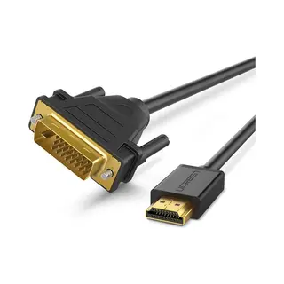 Ugreen 30116 video cable adapter 1 m Dvi Hdmi Black