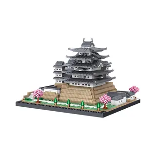 Zhe Gao Lezi Nanoblocks Himeji Japans Kasteel | Miniaturen & Modelbouwpakketten | 3d Puzzel | Classic Creator Stem Speelgoed Bouwpakket Niet Compatibel Met