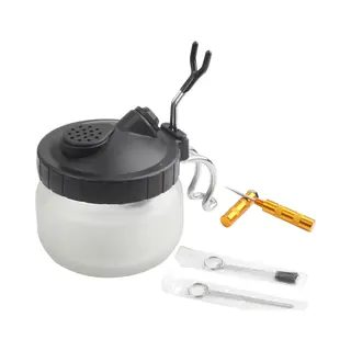 Fengda Airbrush Komplettreinigungsset Bd-778 - Reinigungstopf Mit Halter, 5 Stk. Reinigungsbürsten, 5 Stk. Reinigungspickel, 1 Airbrush-Reibahle