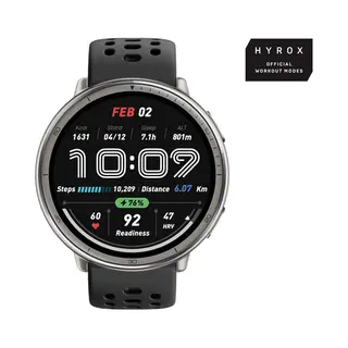Amazfit Active 2 3.35 cm (1.32") Amoled 43.9 mm Digital 466 x 466 pixels Touchscreen Silver Gps (satellite)