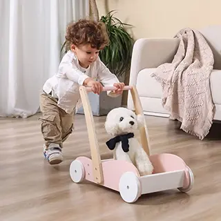 Viga PolarB Mini Mover Baby Walker Pink