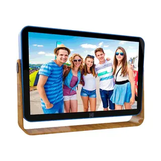 Kodak RWF108 digitale fotolijst Hout, Blauw 25,4 cm (10") Touchscreen Wifi