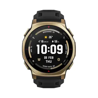 Amazfit T-rex 3 Pro 3,35 cm (1.32") Amoled 44 mm Digital 466 x 466 Pixel Touchscreen Gold Wlan Gps