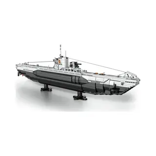 Reobrix 33050 U-Boat Submarine Xl Mega Bouwset | WW2 Army Onderzeeër Constructie Modelbouw | Creator Educatief Militair & Leger Speelgoed