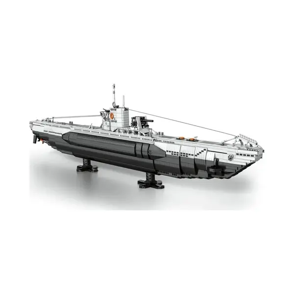 Reobrix 33050 U-Boat Submarine Xl Mega Bouwset | WW2 Army Onderzeeër Constructie Modelbouw | Creator Educatief Militair & Leger Speelgoed thumbnail