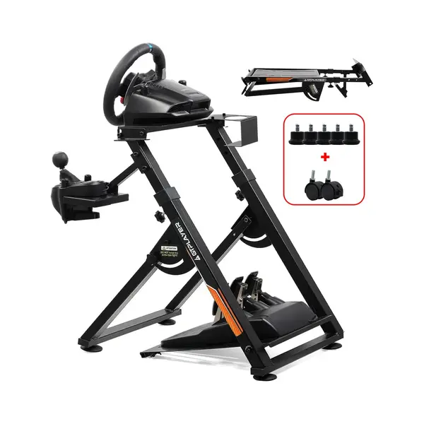 Gtplayer Lenkradständer Lenkrad Gaming Wheel Stand Für Logitech Controller (Neigungsverstellbares Gestell PS4 Xbox Pc PS5) thumbnail