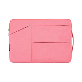 Canvas Artisan Laptophoes 14 Inch Xv - Laptop Sleeve Met Extra Vakken - Roze
