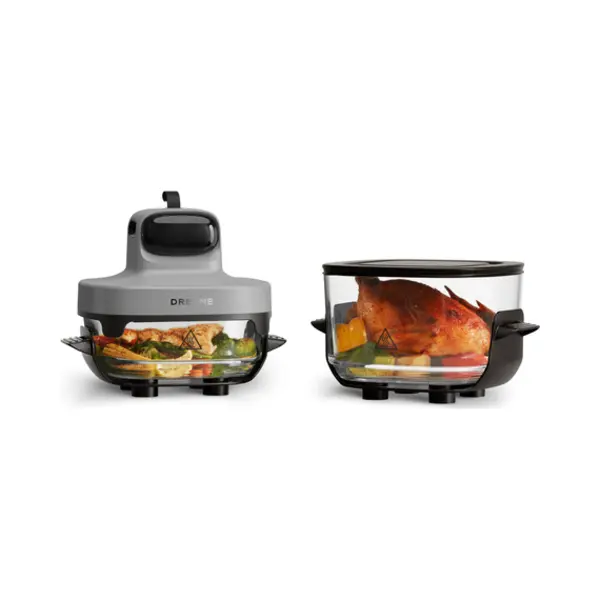 Dreame Tasti Einzelbild Eigenständig 1500 W Heißluftfritteuse Schwarz, Transparent, Weiß thumbnail