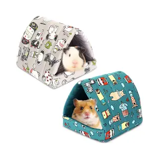 Obosoe Cavia-schuilplaats 2-pack - Wasbare Cavia-schuilplaats - Schuilplaatsaccessoires Voor Muizen, Chinchilla's, Hamsters, Egels, Fretten En Ratten