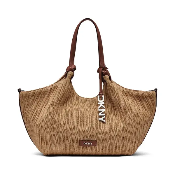 Dkny Handtas Schoudertas Paula Tote Bag Natural / Saddle Beige thumbnail