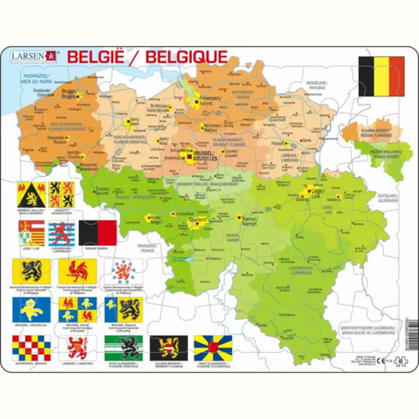 Larsen Maxi Kaart België 48 stukjes thumbnail