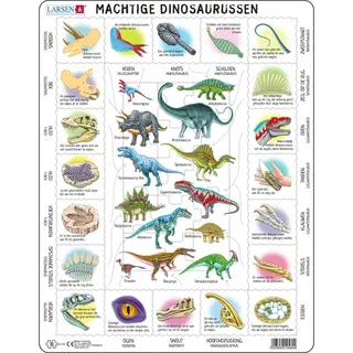 Larsen Maxi Dieren Kenmerken van de dinosaurussen 35 stukjes