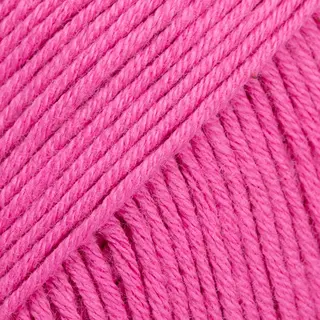 Drops Saffran Knitting And Crochet Yarn, 100% Egyptian Cotton, Sportweight, 2 Fine, 4ply, 50g, 75 Magenta