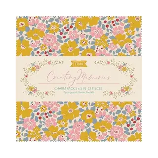 All Things Quilty Creating Memories Spring 5-Inch Charm Pack By Tilda