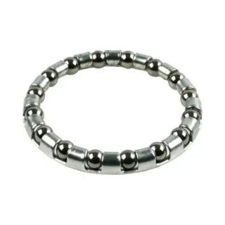 Tecora Balhoofd Kogelring Eco 1 Inch Zilver