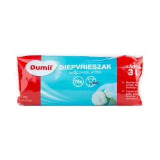 Dumil Diepvrieszak 3L 75 Stuks