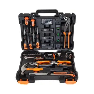 Aldorr Tools - 73-Delige Gereedschapsset In Koffer - Toolbox - Gereedschapskoffer Gevuld - Gereedschapskist - Schroevendraaierset - Aluminium -