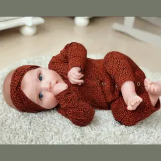 Boxpakje Leopard Stone - Roodbruin/Zwart - Maat 62/68 - Little Adventure - Luipaard - Onesie- Gots Keurmerk - Duurzaam Katoen - Dutch Made -