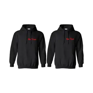 Livingstickers Hoodie Met Capuchon Voor Hem En Haar-Koppel Set Truien-Leuk Cadeau Voor Hem En Haar-Maat Xxl
