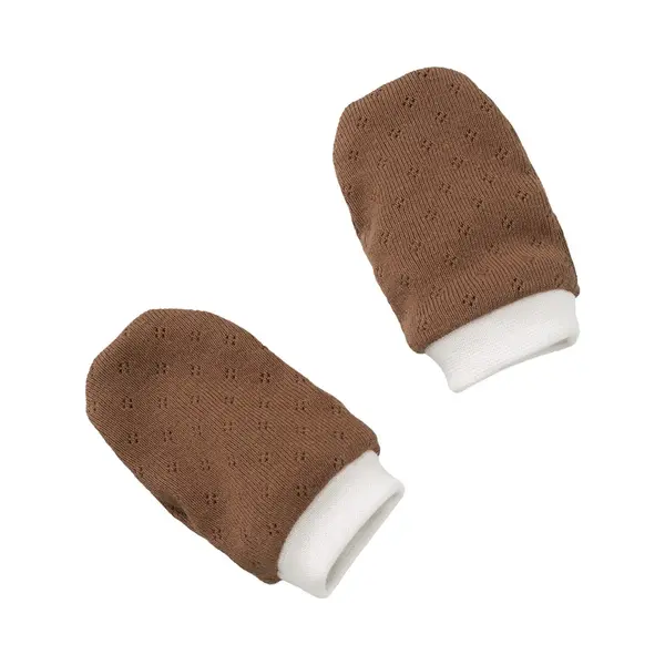 Cottonbaby Krabwantjes - Espresso - Rekbaar - Newborn thumbnail