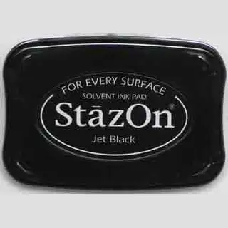 Stempelkussen Jet Black - Stazon Tsukineko