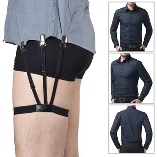 Bae Overhemd Bretels Heren - Mannelijke Jarretels - Garters - Zakelijke Outfit - Strak Shirt - Mannen Kleding Accessoires - Bruitloft Smoking - Vrouwen