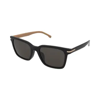 Hugo Boss Boss 1540/F/Sk Herren-Sonnenbrille Vollrand Quadratisch Acetat-Gestell, Schwarz