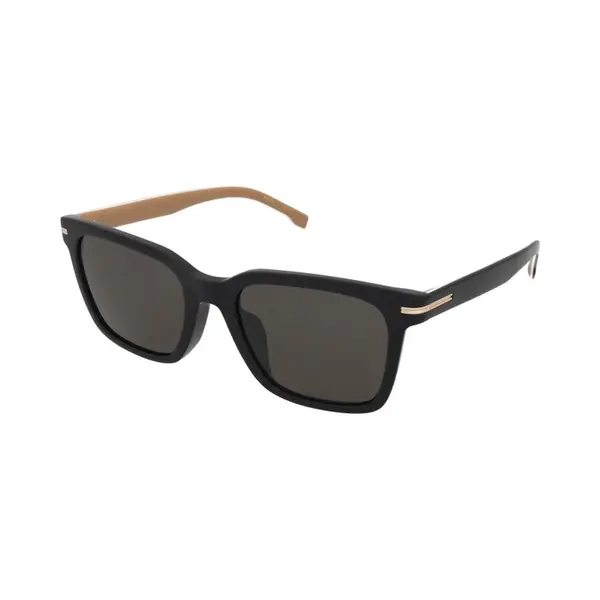 Hugo Boss Boss 1540/F/Sk Herren-Sonnenbrille Vollrand Quadratisch Acetat-Gestell, Schwarz thumbnail