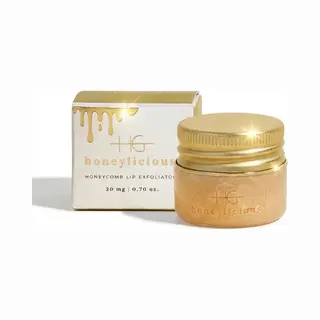 Hg Aesthetics Honeylicious Lip Scrub Met Honing - Honingraat Lippenbalsem & Exfoliator - Hydraterende Lipverzorging Voor Zijdezachte, Gladde &