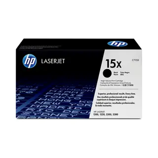 Hp 15X Schwarz Original LaserJet Tonerkartusche mit hoher Reichweite