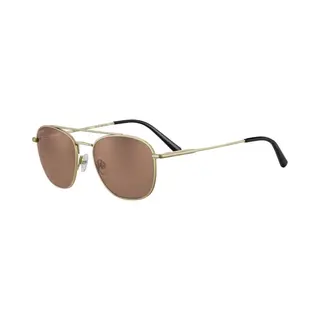 Serengeti Carroll Brille, Matte Light Gold, M, Unisex, Erwachsene