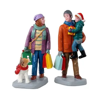 Lemax Holiday Shoppers, S/2 General 2021