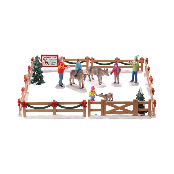 Lemax Reindeer Petting Zoo Set Of 17 Art.-nr. 93434 thumbnail