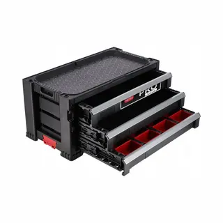 Keter Module Ladekast - 3 Lades - 56, 2x28, 9x26, 2cm - Zwart