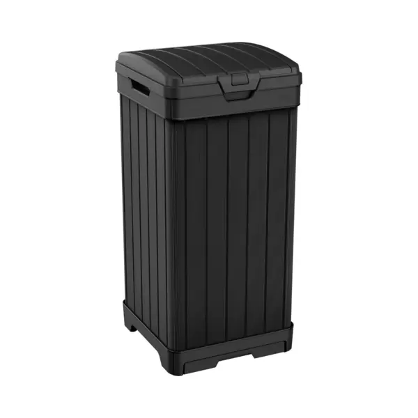 Curver Keter Baltimore - Prullenbak 125 Liter - Hoogte 87, 4 Cm - Zwart thumbnail