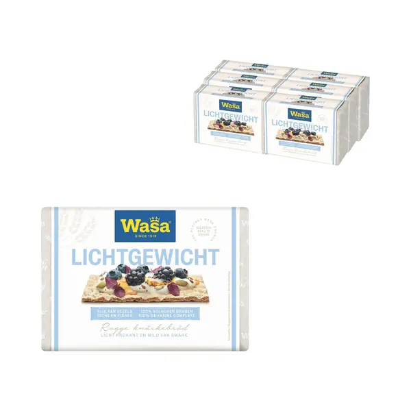 Wasa Lichtgewicht Knäckebröd - 6 X 300g thumbnail
